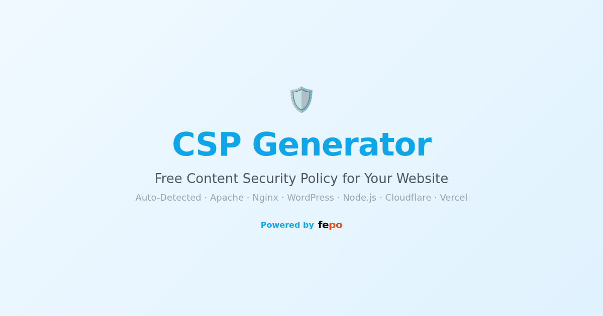 CSP Generator Hero