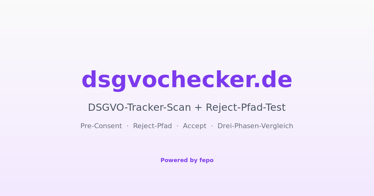dsgvochecker.de Hero