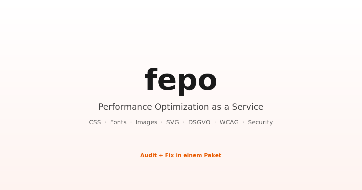 fepo.app Hero